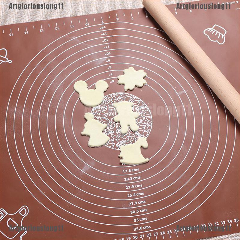 【COD•artg】Non-Stick Silicone Mat Rolling Dough Liner Pad Pastry Cake Bakeware