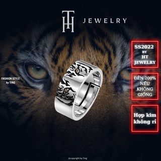 Nhẫn hk basic unisex hình hổ hở nh01 ht jewelry - nhẫn hổ
