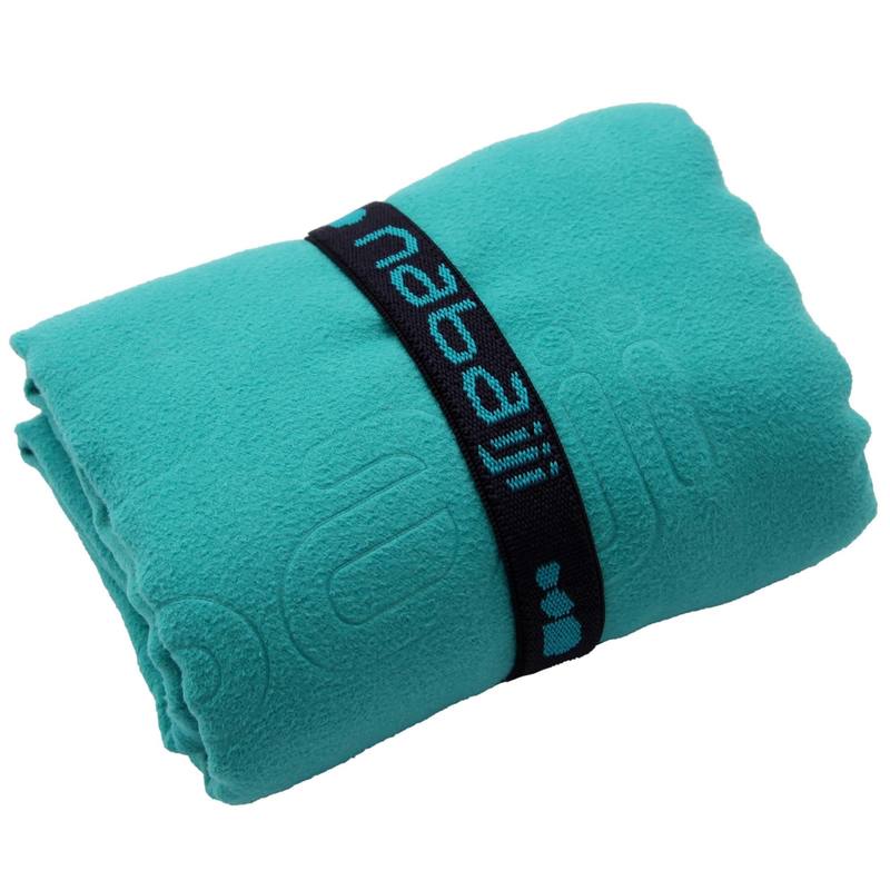 Khăn tắm microfibre siêu nhỏ gọn Decathlon Nabaiji size M 65 x 90 cm - xanh dương