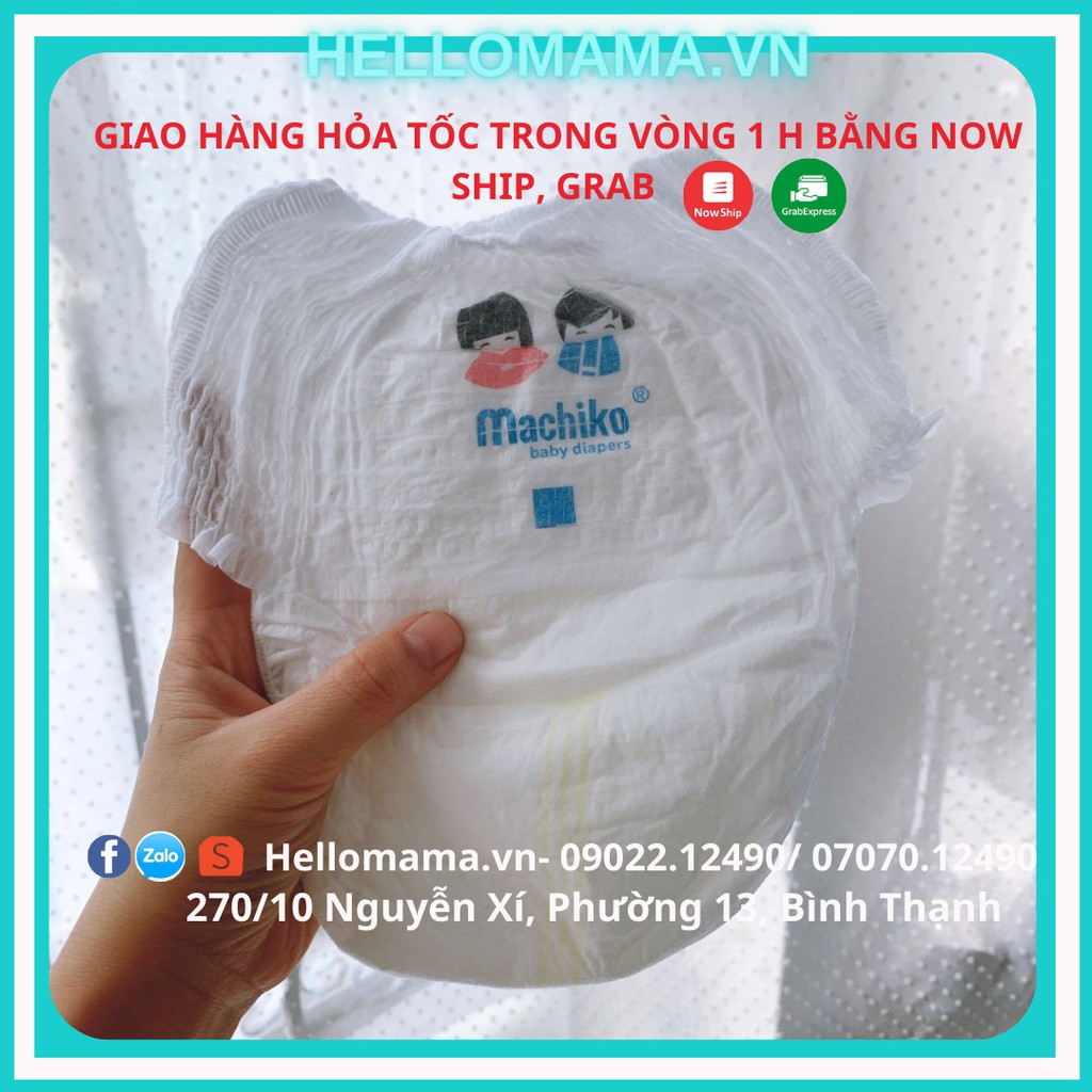 BỈM/TÃ QUẦN MACHIKO M,L,XL, 2XL,3XL_50 miếng _mỏng mềm , thấm hút tốt (Nhập Khẩu Công Ty Mijuku Việt Nam)