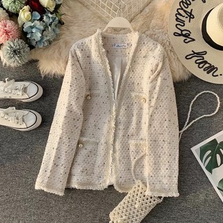 Oder áo dạ tweed ( sẵn ghi XL )