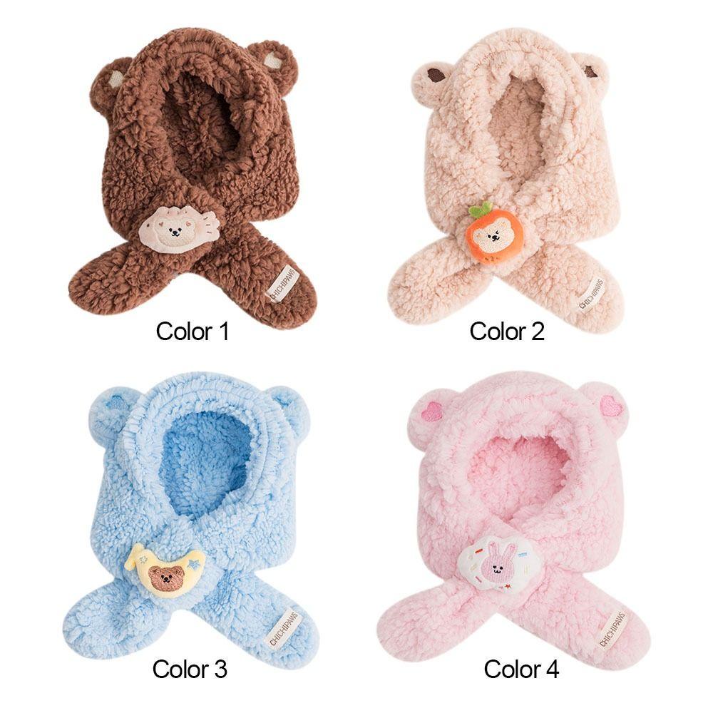 LAYOR1 Mũ Trùm Đầu Giữ Ấm Có Dây Rút Thời Trang Cho Thú Cưng