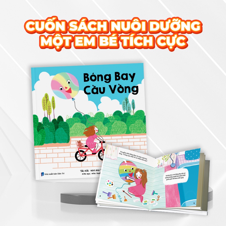 Đồ chơi giáo dục Hộp Háo Hức GIEO MẦM TÍCH CỰC 3-6 Tuổi: Trò chơi trí tuệ Tô màu bảng chữ cái vui nhộn và 3 Sách cho bé