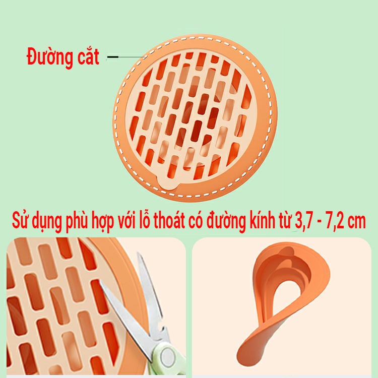 Bộ thoát sàn chống trào ngược nước, ngăn mùi hôi, chống côn trùng