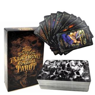 Bộ bài 78PCS English Alchemy Gothic England  1977 Tarot Card Deck Card Game playing cards mysterious cards