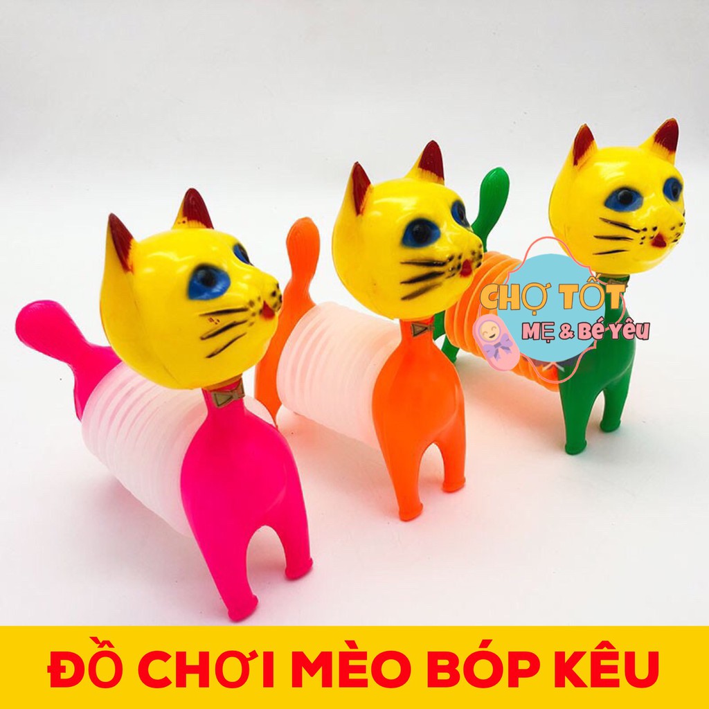 ĐỒ CHƠI MÈO BÓP KÊU VUI TAI CHO BÉ