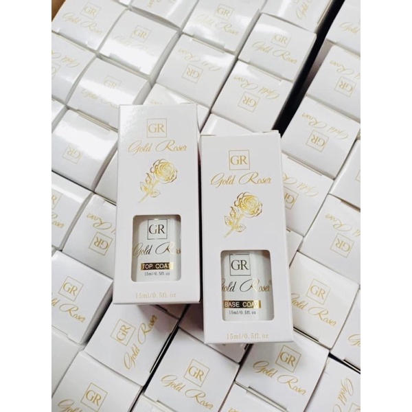 Base top hoa hồng Gold rose cao cấp  chống xước- độ bền cao chai 15ml