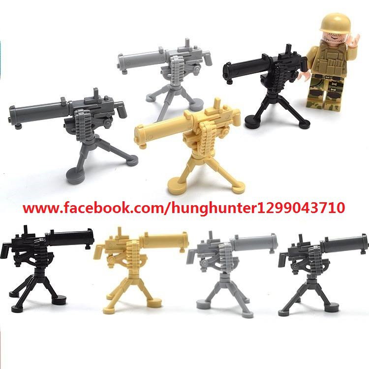 Lego Army WWII phụ kiện : Machinegun