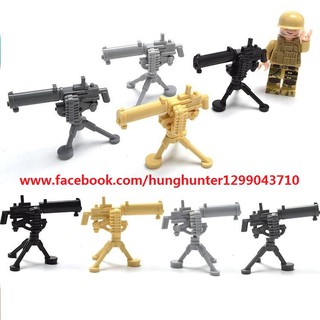 Lego Army WWII phụ kiện : Machinegun