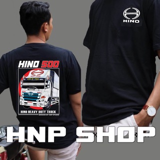 Áo thun xe tải HINO 500 Đà Lạt, áo thun HINO Cotton 4 chiều chống nhiễm màu, hình in đẹp | Hà Nội Phố Xe Tải