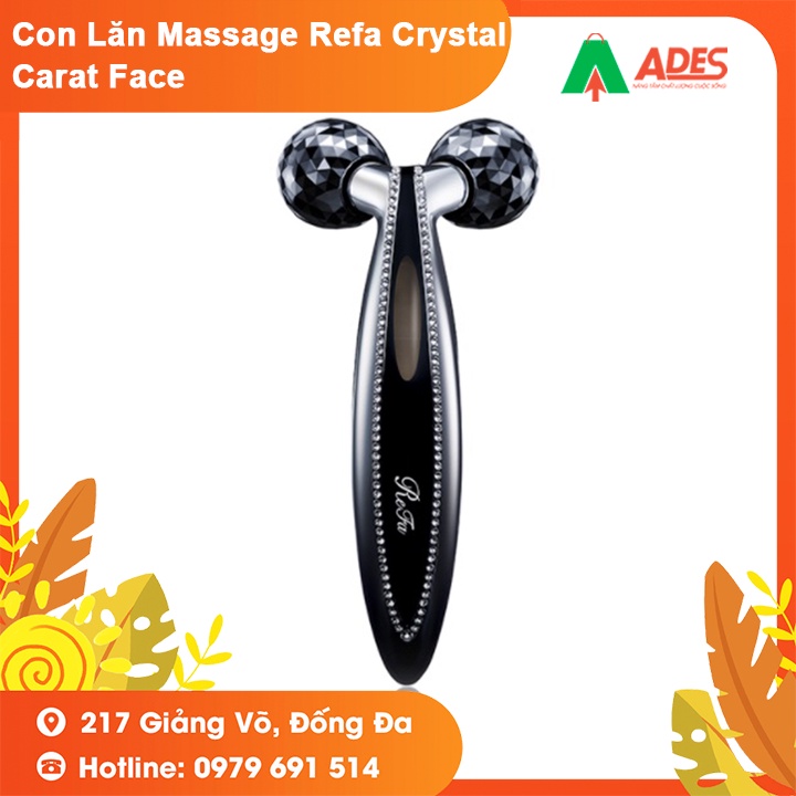 Cây lăn Massage Refa Crystal Carat Face - Cây lăn Masage Nhật Bản - Bảo Hành Chính Hãng