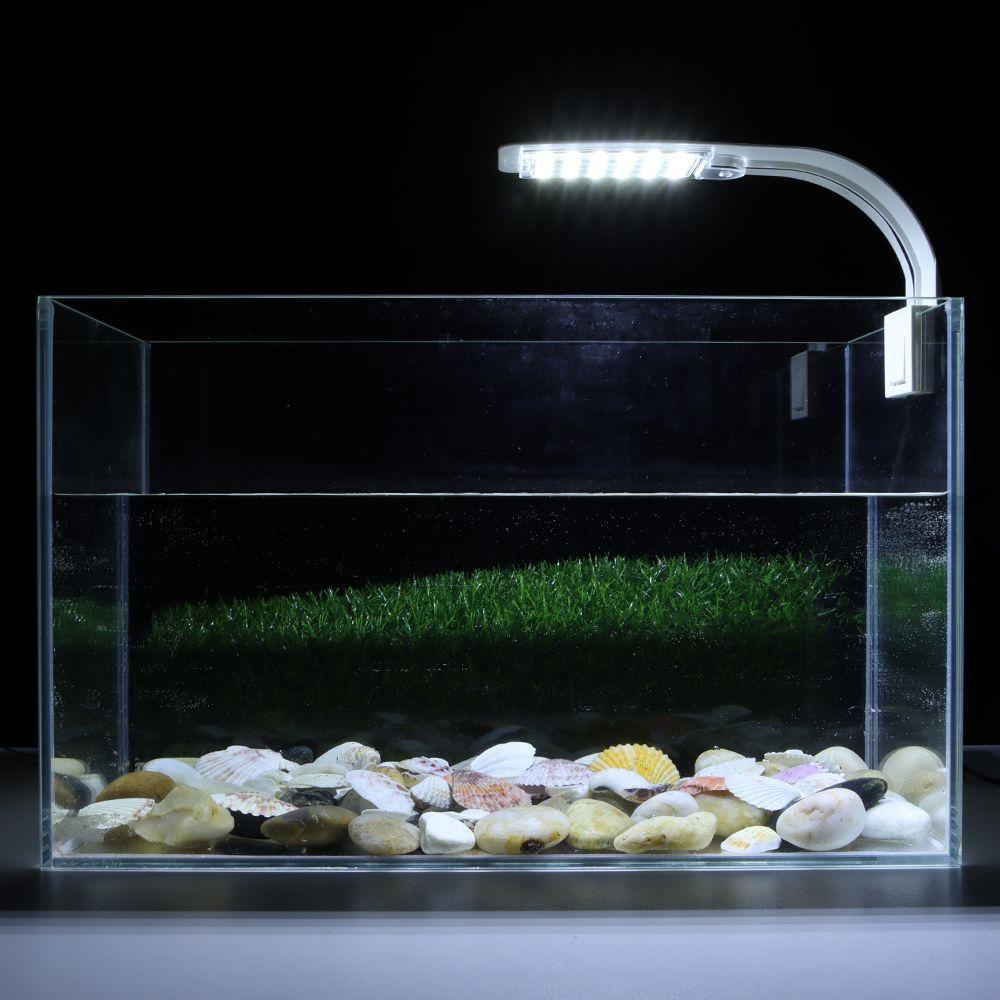 ☆Yola☆ Đèn LED Dạng Kẹp Tiết Kiệm Năng Lượng Tiện Lợi Dành Cho Bể Cá