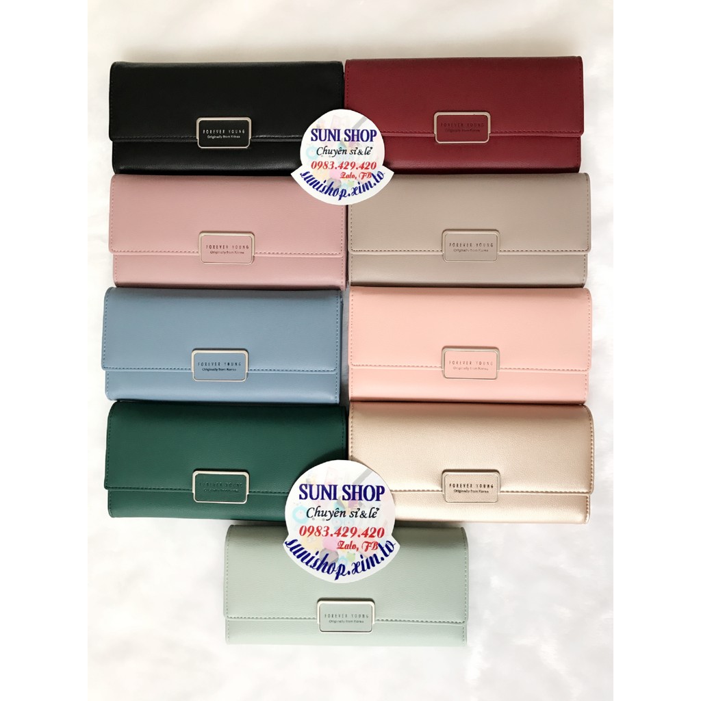 🌷 Combo 2 Ví Forever Young auth WEICHEN (dài, ngắn tùy chọn) | BigBuy360 - bigbuy360.vn