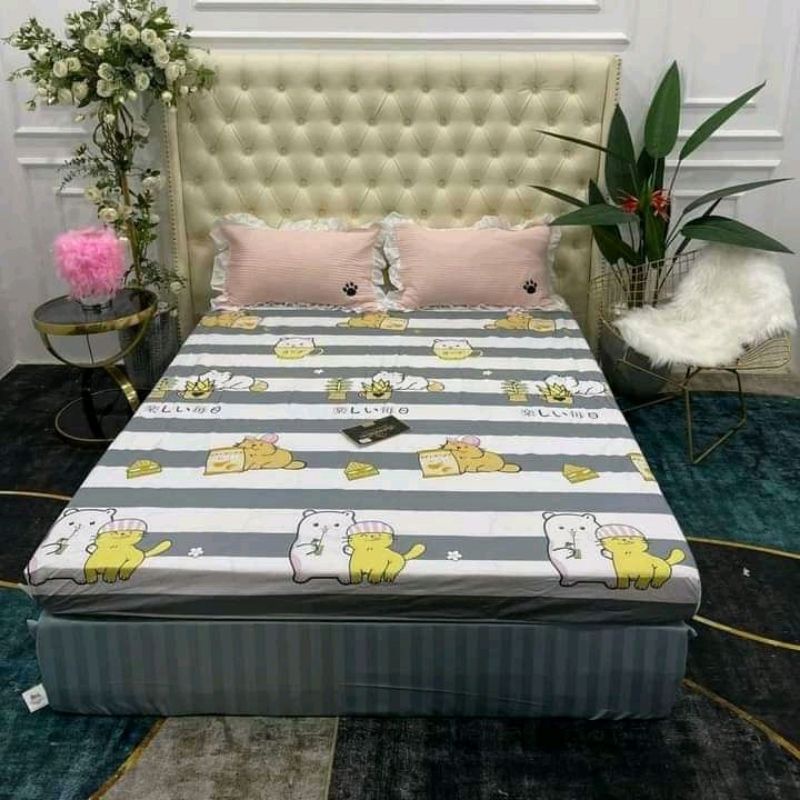 Ga Chống Thấm Cotton Cao Cấp , Chống Thấm Tuyệt Đối, Khô Thoáng,Không Bí ,Không Nóng Đủ Kích Thước