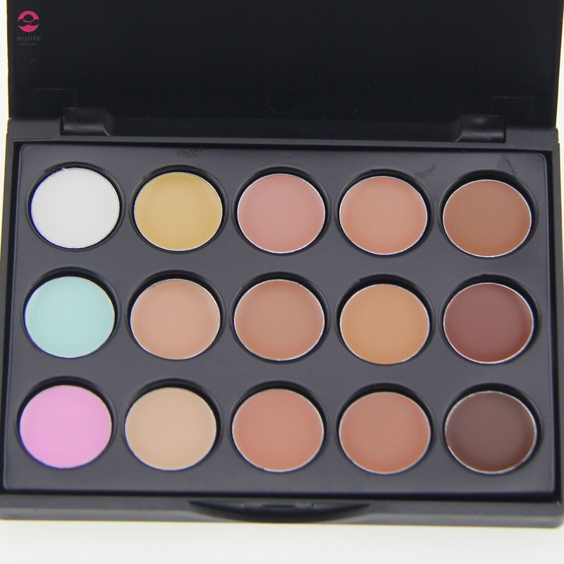 (Hàng Mới Về) Bảng Kem Che Khuyết Điểm 15 Màu Chuyên Nghiệp | BigBuy360 - bigbuy360.vn