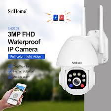 Camera wifi Srihome ngoài trời 3MP siêu nét SH039