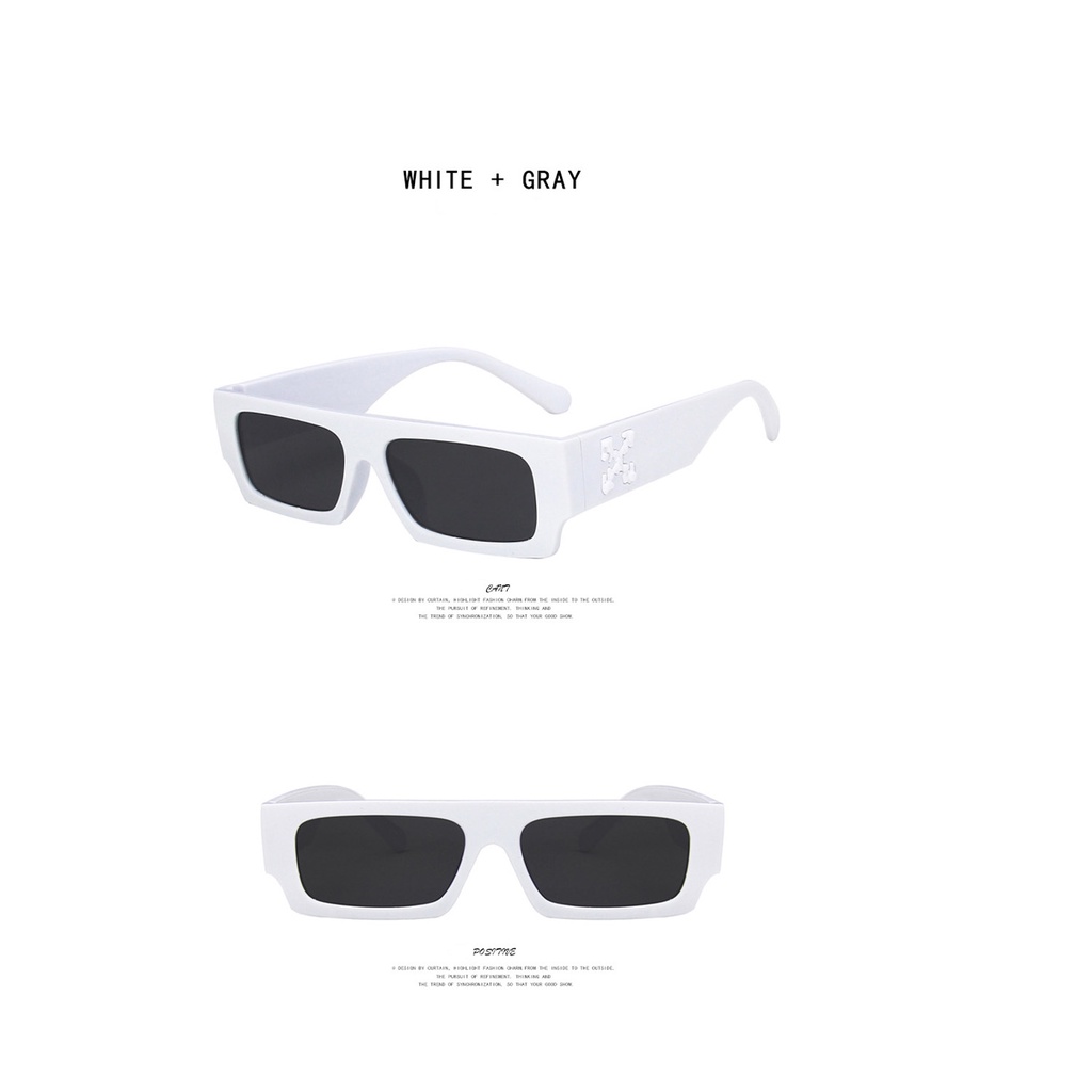 Kính gọng hình vuông họa tiết chữ X phong cách thời trang vintage unisex