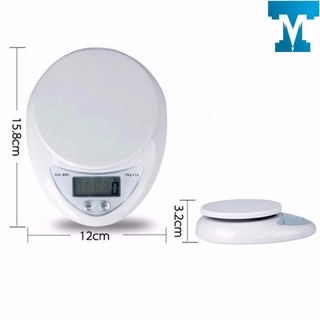 Cân tiểu ly điện tử nhà bếp mini cân định lượng thực phẩm từ 1 gam - 3kg, 5kg,10 kg (tặng kèm pin), làm bánh, verygood