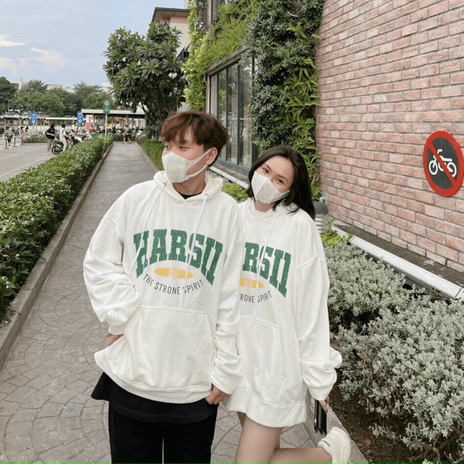 Áo Hoodie Nam Nữ Tay Bồng  Phong Cách HArsii THời TRAng THU Đông Shop Valentina