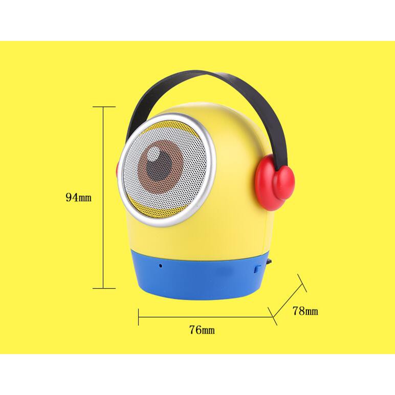 Loa đáng yêuFREESHIPLoa Bluetooth Mini Hình Minion Ngộ Nghĩnh 8358