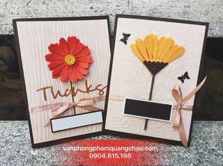 Thiệp hoa 20-10 handmade