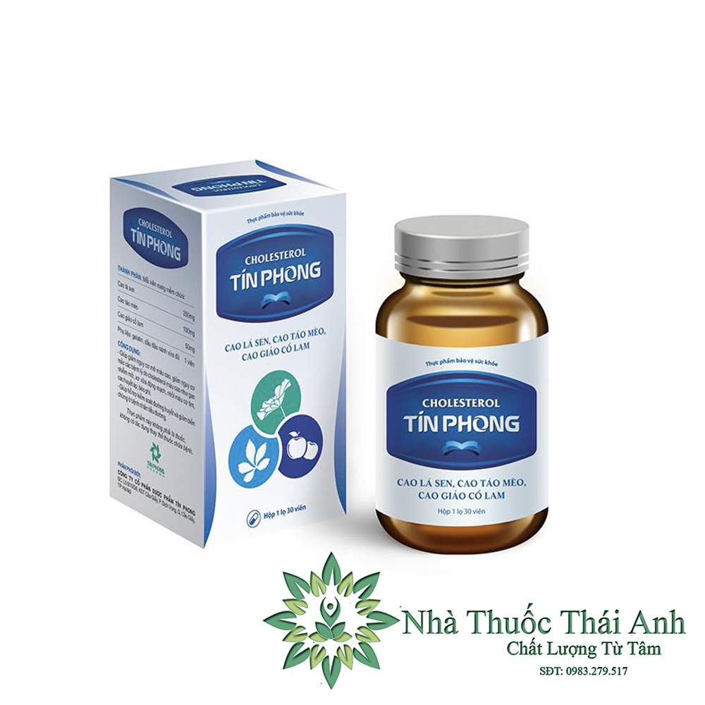 Hạ Cholesterol Tín Phong - Hỗ Trợ Giảm Mỡ Máu