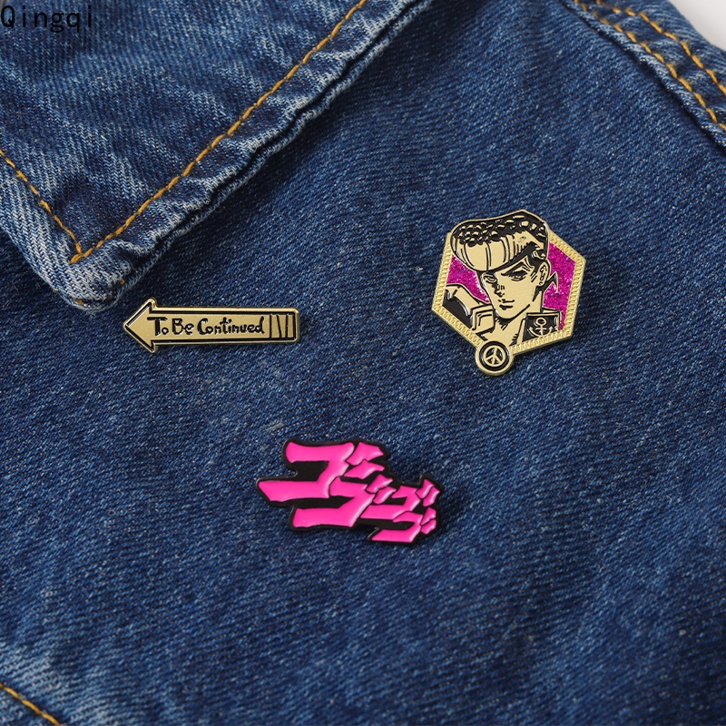 Ghim cài áo Miss Zoe bằng hợp kim tráng men hình Jojos Bizarre Adventure thời trang