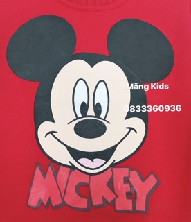 Áo Nỉ Mickey Mouse Đỏ