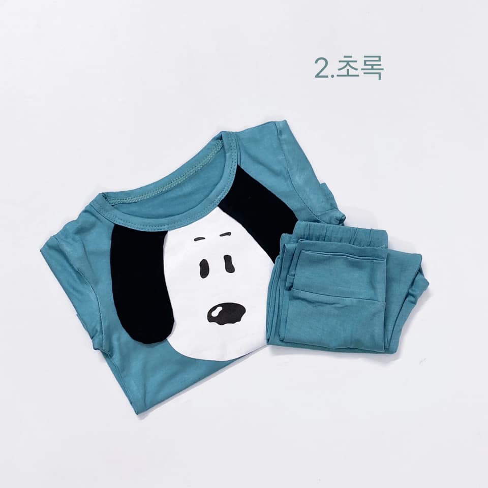 Đồ bộ dài tay chất thun lạnh phiên bản Snoopy cực đẹp thu đông bé trai bé gái Namkidshop (QATE380)