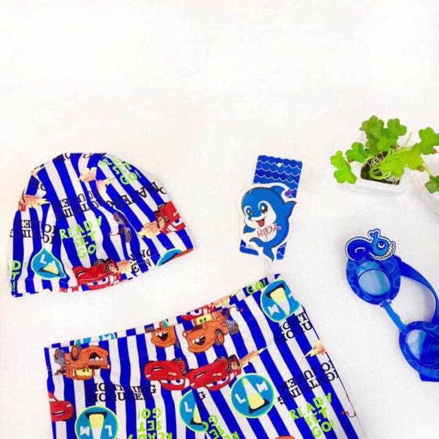 Set quần bơi + mũ bơi