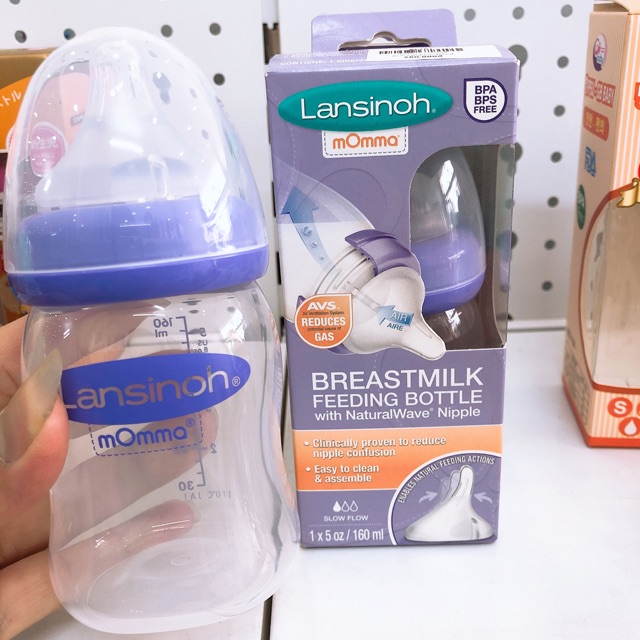 Bình Lansinoh 160ml nội địa Anh hộp đơn các mom nhé