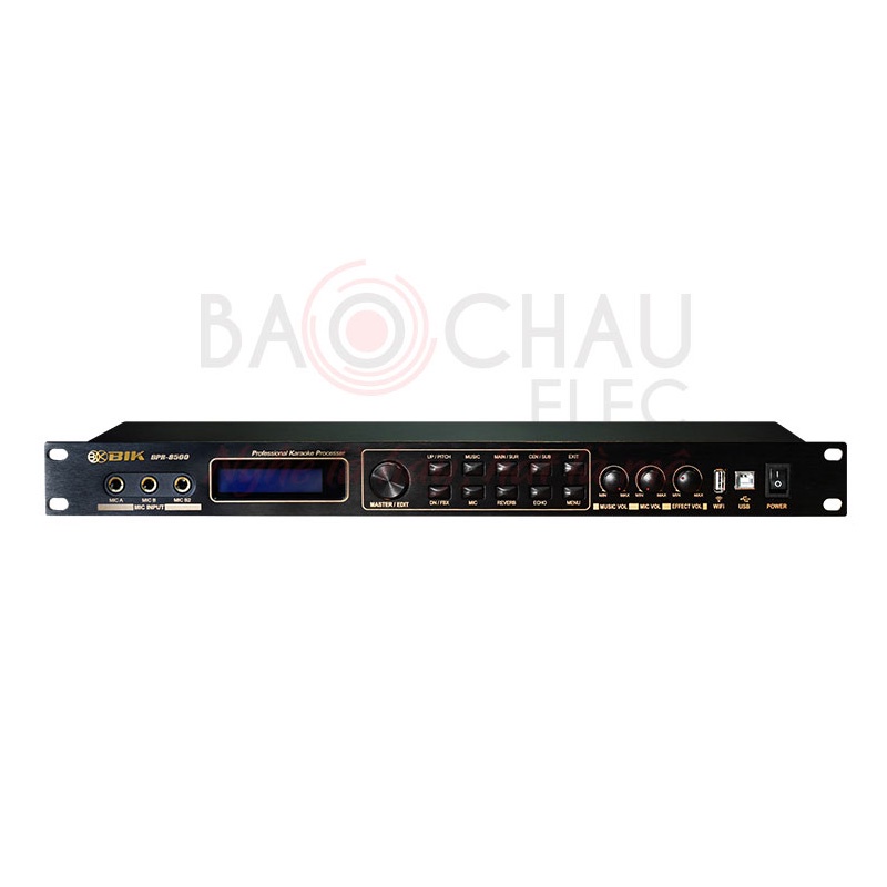 [CHÍNH HÃNG] Vang số Karaoke Nghe nhạc BIK BPR-8500 Nhật | Chống Hú - Kết Nối Wifi, USB, Cổng Quang (Giá 1 chiếc)