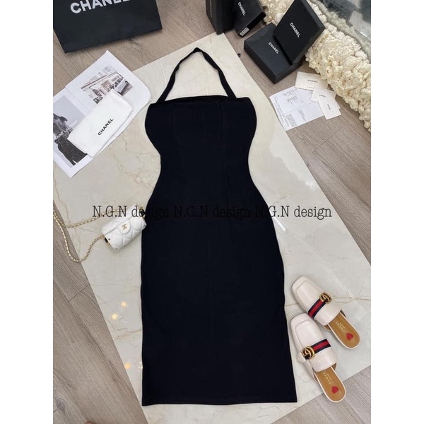 [Mã FAMARAL1 giảm 10K đơn 50K] VÁY BODY DÀI DÂY CỔ | BigBuy360 - bigbuy360.vn