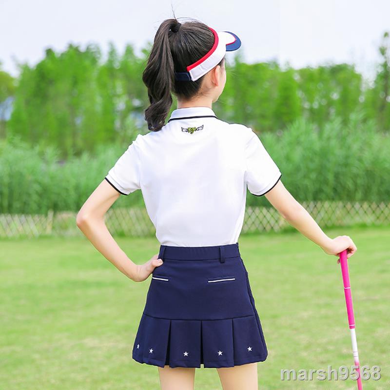 Bộ Đồ Đánh Golf Tay Ngắn Thời Trang Mùa Hè Cho Bé