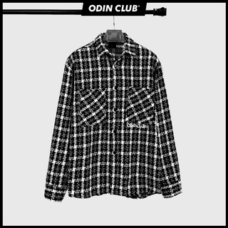 Áo Jacket TWEED ODIN CLUB, Áo khoác dạ nam nữ dài tay,Local Brand ODIN CLUB