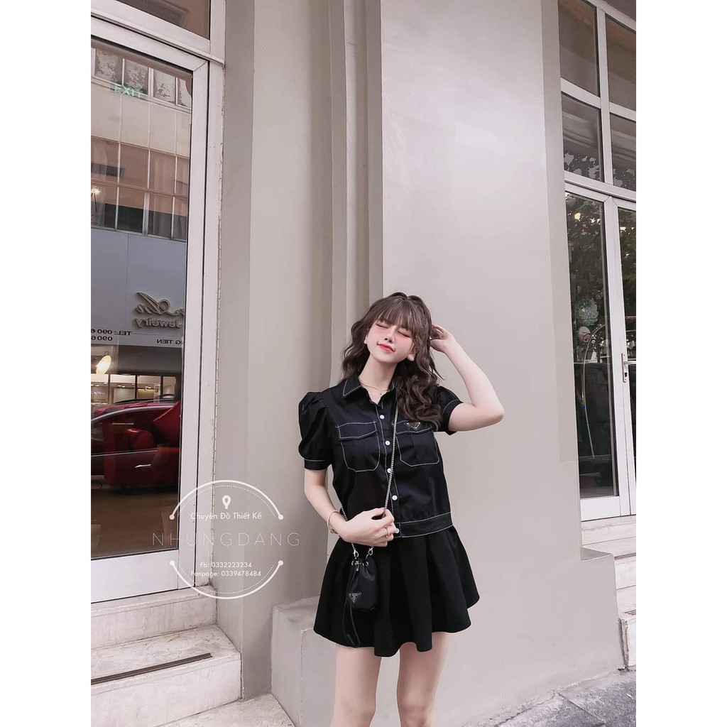 Set đồ nữ cá tính, set váy bộ đi chơi sang chảnh mùa hè đẹp 8A00173 | BigBuy360 - bigbuy360.vn