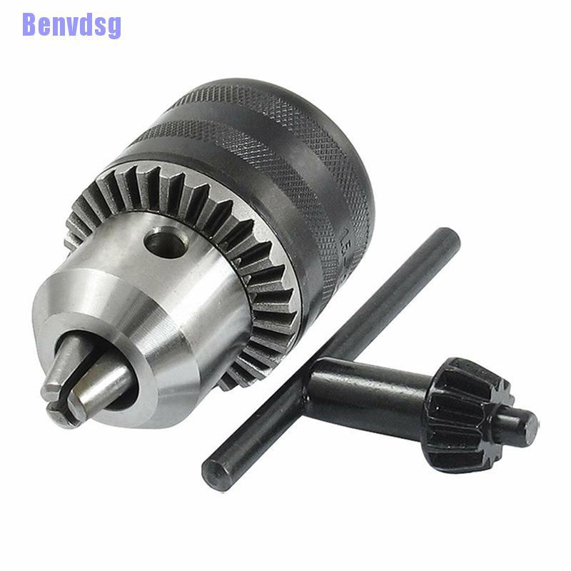 Đầu kẹp mũi khoan B16 cỡ 1.5-13mm kèm chìa vặn mâm cặp