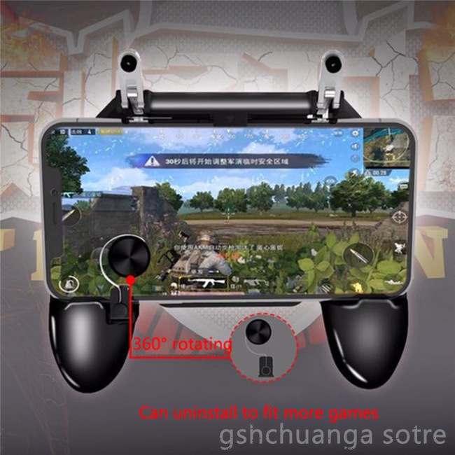 PUBG Mobile Gamepad Joystick Metal L1 R1 Trigger Game Shooter Controller for iPhone Android Phone Mobile Gaming Gamepad