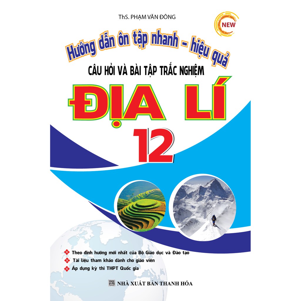 Sách - Hướng Dẫn Ôn Tập Nhanh Hiệu Quả Câu Hỏi Và Bài Tập Trắc Nghiệm Địa Lí 12 - Bồi Dưỡng Học Sinh Giỏi