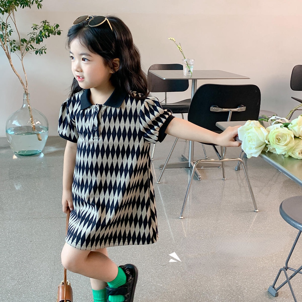 Đầm Cổ POLO Thiết Kế Mới Thời Trang Theo Phong Cách Hàn Quốc