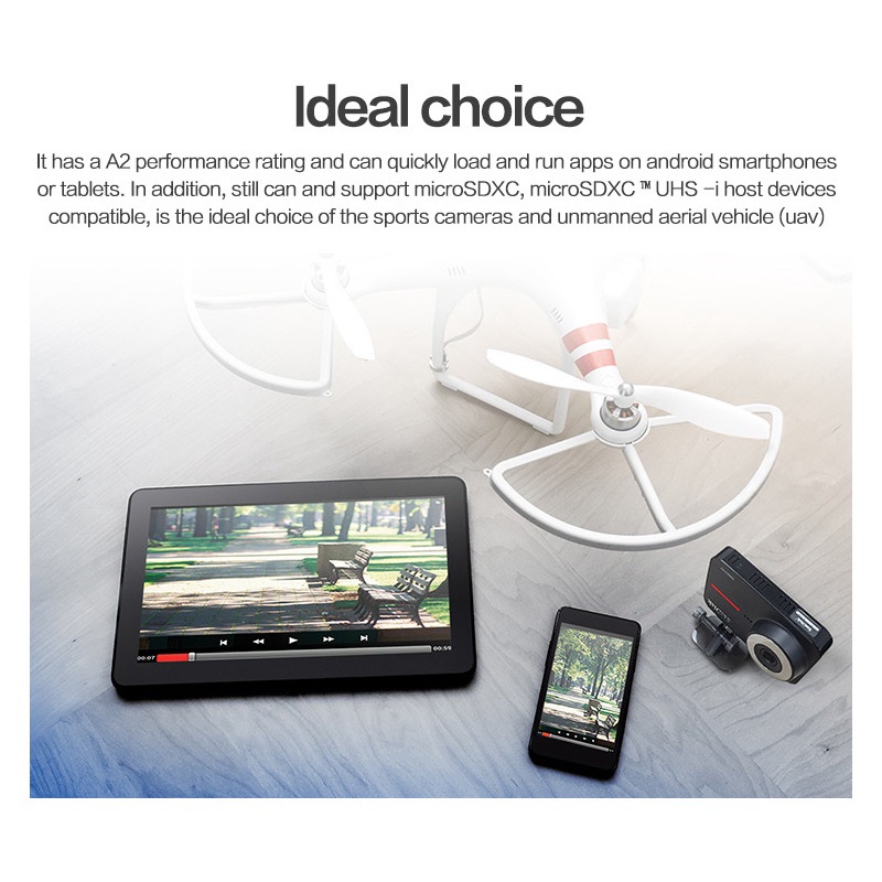 Giày Thể Thao Sandisk U3 SD 1TB 32GB 64GB 128GB 256GB 512GB C10 A2 90MB / s Micro SD TF SD58X Chất Lượng Cao