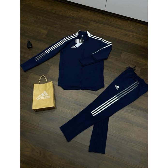 Bộ Thể Thao adidas.s NAM NỮ Vải POLY cao cấp không bai không xù Thêu Logo, Bộ Quần áo adidas Nam Nữ Thu Đông Đẹp