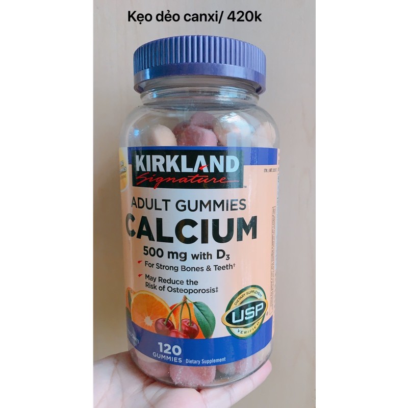 Kẹo dẻo vitamin Kirkland Calcium