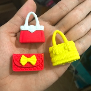 Bộ 3 tẩy bút chì hình túi xách