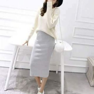 Chân váy len dáng dài ( 72cm)