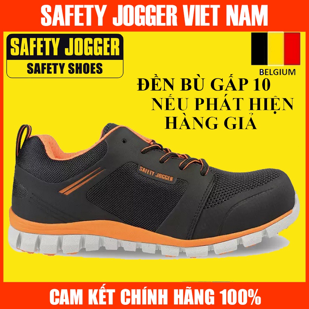 [CHÍNH HÃNG] Giày Bảo Hộ Lao Động Safety Jogger Ligero Cam