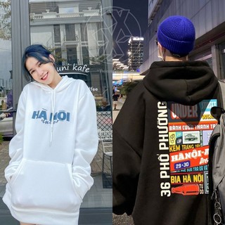 Áo Hoodie chất NỈ  under Hà Nội, ÁO phom Rộng 100% Cotton Nam Nữ Unisex -In Hình Local Brand 2