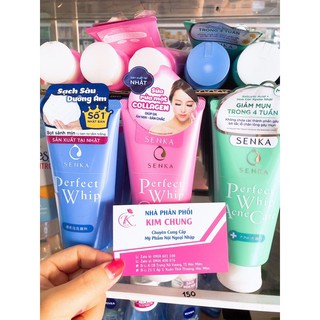 Sữa rửa mặt Senka Perfect Whip 120g