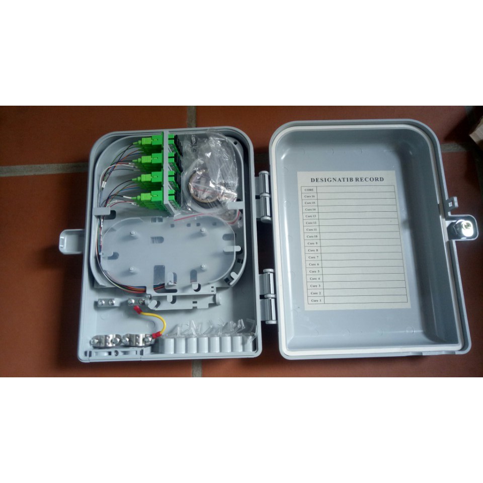 ODF 16FO Outdoor nhựa SC full phụ kiện. Hàng chính hãng