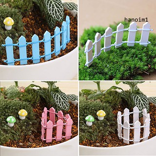 Set 5 Hàng Rào Gỗ Mini Trang Trí Tiểu Cảnh